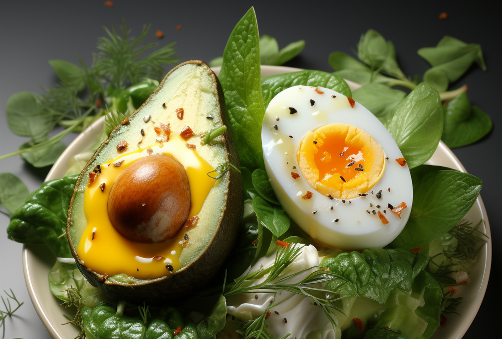 Avocado & egg salad
